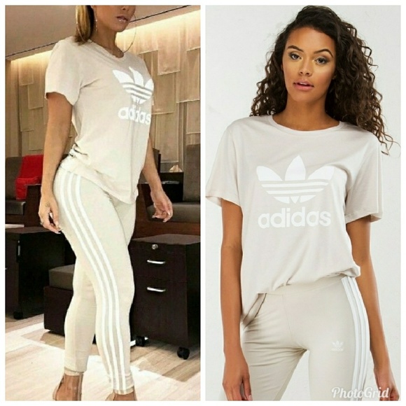 Adidas Originals Cream Color Leggings 